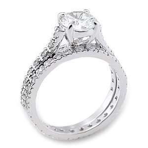  1.25ct Wedding Ring 2pc Engagement Ring Set size 7 