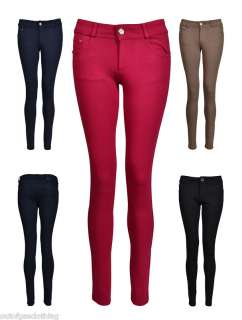 Womens Skinny Fit Jeans Ladies Slim Jeggings 8 10 12 14  