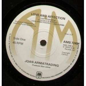   LOVE AND AFFECTION 7 INCH (7 VINYL 45) UK A&M 1976 JOAN ARMATRADING
