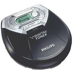 Philips AT9500 Portable CD Player/ Digital Tuner (Refurbished 