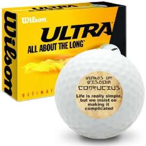 Confucius Quote 6   Wilson Ultra Ultimate Distance Golf 