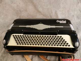   Capitol Deluxe D70 D 70 120 Bass 24 key Accordion w/ case Italy  