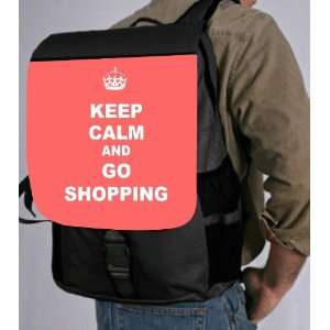  Keep Calm and Go Shopping   Tropical Pink Color Back Pack 