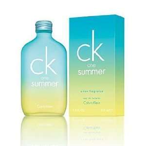  CK ONE SUMMER By CALVIN KLEIN For Men   TOILETTE SPRAY 3.4 