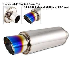   Stainless Steel Weld on Exhaust Muffler with 2.5 Inlet Automotive