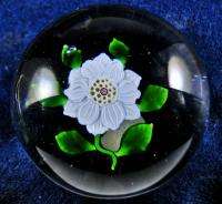 PW108) Baccarat Antique Clematis Paperweight  