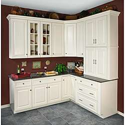 Antique White 30 inch Wall Kitchen Cabinet  