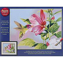 Dimensions Hibiscus Hummingbird Paint by Number Kit  