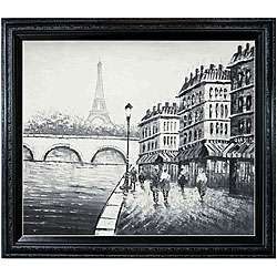 Remembering Paris of 1908 Oil Painting on Canvas  