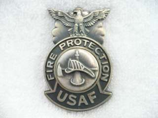 70A  VINTAGE USAF FIRE PROTECTION BADGE  