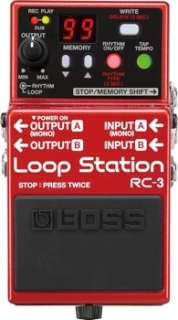 BOSS RC 3 Loop Station Pedal at a Glance