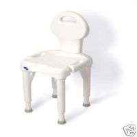 Fit INVACARE SHOWER CHAIR Bath Stool w/ Back MICROBAN  
