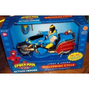   & Friends Action Heroes Light & Sound WOLVERINE CYCLE Toys & Games