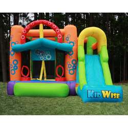 KidWise Double Shot Inflatable Bounce House  