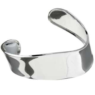   Vivo Sterling Silver Polished Wave Cuff Bracelet  