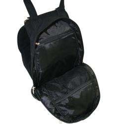 8th Line Black Canvas Mini Backpack  