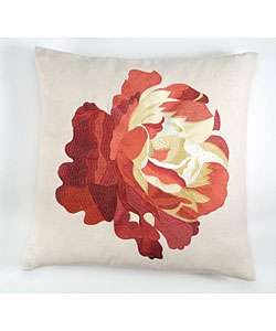 Jane Seymour Ginger Snap Rose Art Pillow  
