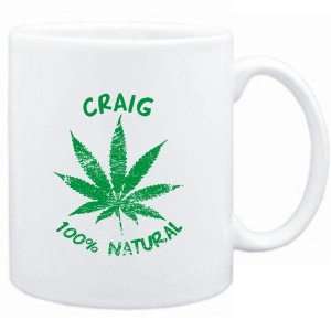  Mug White  Craig 100% Natural  Male Names Sports 