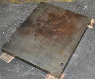 STEEL SUB PLATE ~ 28” x 24” x 2 ¼” THICK  