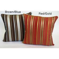 Stripe 18 inch Throw Pillows (Set of 2)  