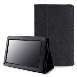   Premium Flip Folio Leather Carrying Case Cover Pouch with Stand  