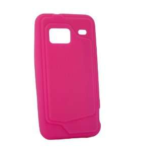  Hot Pink Silicone Rubber HTC Incredible Case Cell Phones 