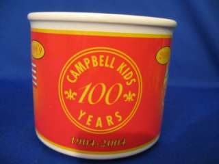 Campbell Kids Soup Mugs 100th year 2003 (Set of 4)  