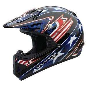  Scorpion VX 14 Patriot Helmet   2X Large/Blue Automotive