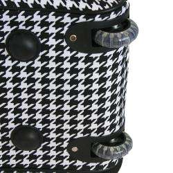 World Traveler 21 inch Houndstooth Carry on Rolling Duffel Bag 
