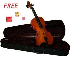   NEW 14 inch Viola with Carrying Case + Bow 879006002123  