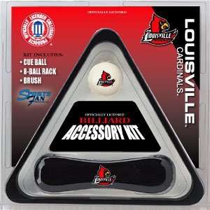 Louisville Cardinals College Billiard Accessory Kit  