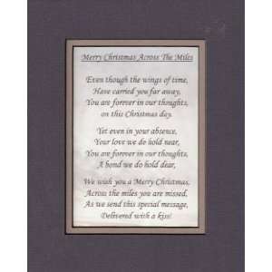  Merry Christmas Across the Miles   Poetry Gift