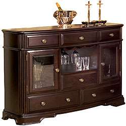 Glamour Dark Walnut Buffet  