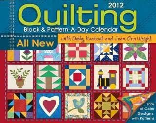 Quilting Pattern a Day 2012 Desk Calendar 9781449406929  
