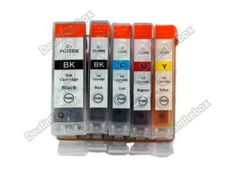   PGI 5BK/CLI 8 Ink Cartridges for Canon Printer Pixma iP6600D  