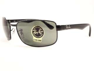 RB 3478 002 63 Black G15 Green ORIGINAL New RAY BAN sunglasses Boxed 