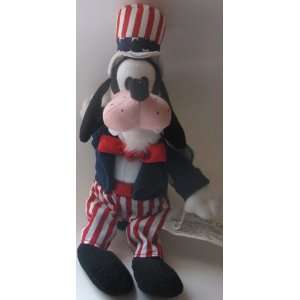  Disney Bean Bag Plush Goofy As Uncle Sam 