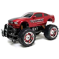 New Bright 110 Electric Monster Muscle Ford Mustang RC Car 