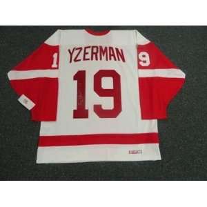  Steve Yzerman Autographed 2002 Stanley Cup Jersey 