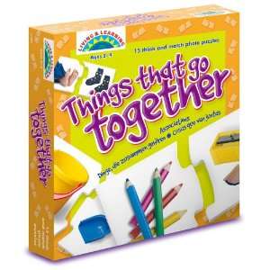   PUZZLE THINGS THAT GO TOGETHERAGES 2 4 20 PUZZLE PAIRS Toys & Games