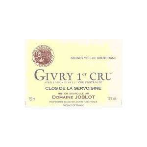  Domaine Joblot Givry 1er Cru Clos De La Servoisine 2007 