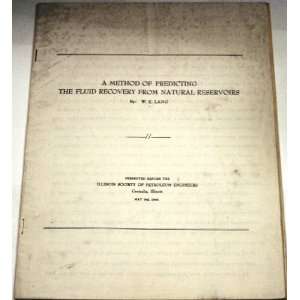   the Illinois Society of Petroleum Engineers May 3rd, 1944) Books