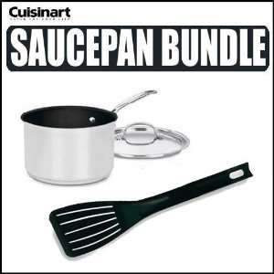   Chefs Classic Stainless 4QUART Saucepan With Cover Kit Kitchen