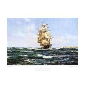  Up Channel the Lahloo by Montague Dawson 36x26 Kitchen 