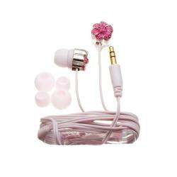 Nemo Digital Pink Crystal Flower Earbud Headphones  