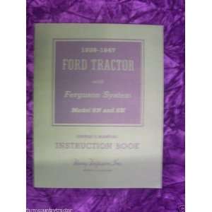   with Ferguson System 9N/2N OEM OEM Owners Manual Ford Tractor Books