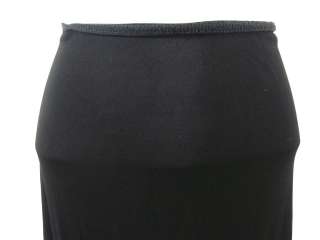 CHARLES CHANG LIMA Black Long Stretch Skirt Size Med  