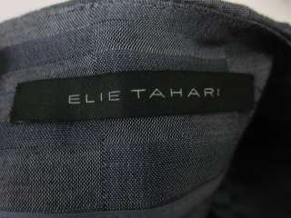 ELIE TAHARI Blue Straight Pencil Knee Length Skirt Sz 6  