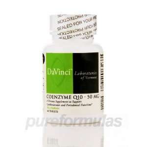  DaVinci Labs CoEnzyme Q10   50 mg 60 Vegetarian Tablets 