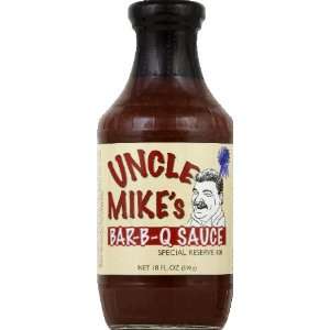 Uncle Mikes Bbq Sauce Special Reserve Grocery & Gourmet Food